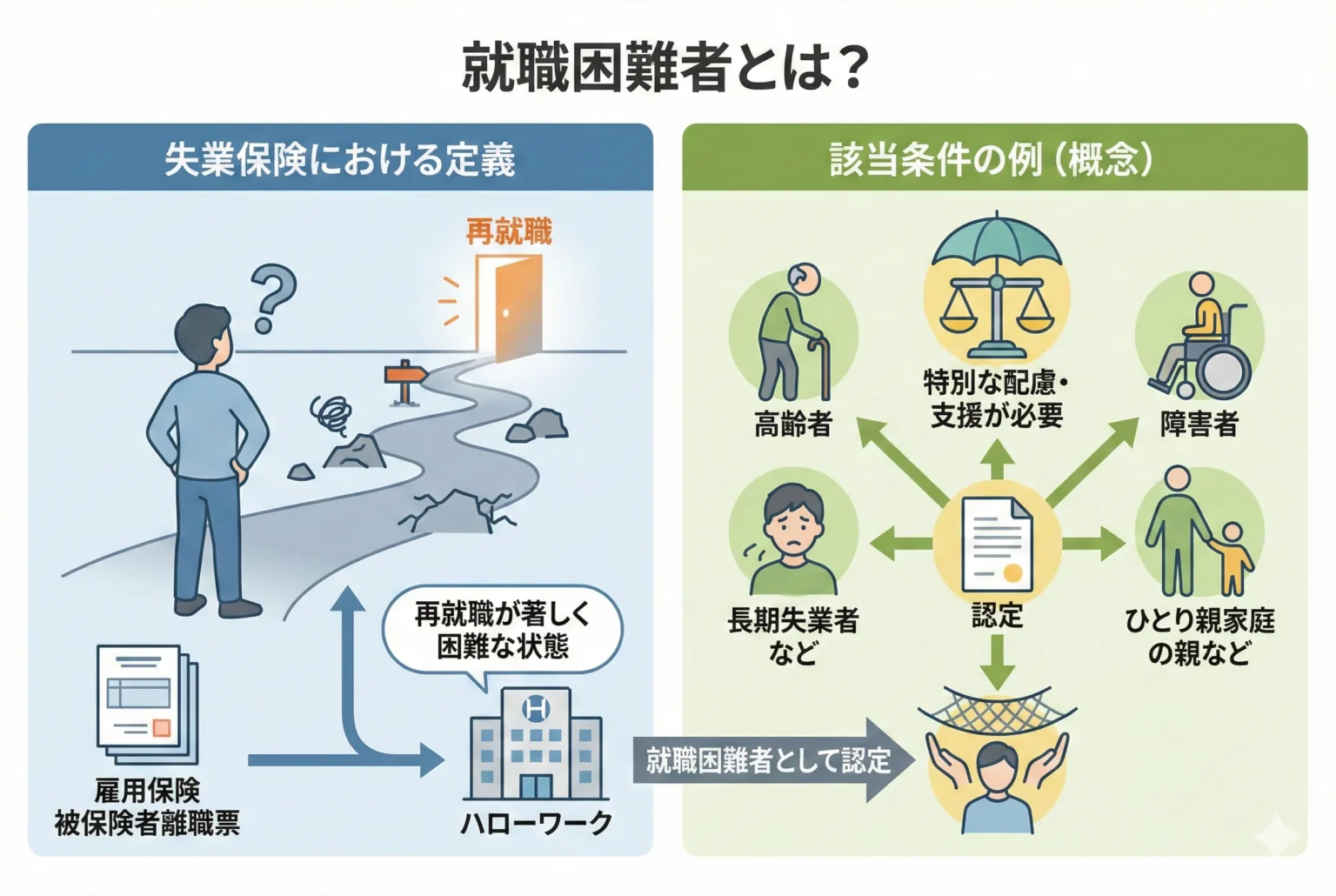 就職 困難 者 失業 保険